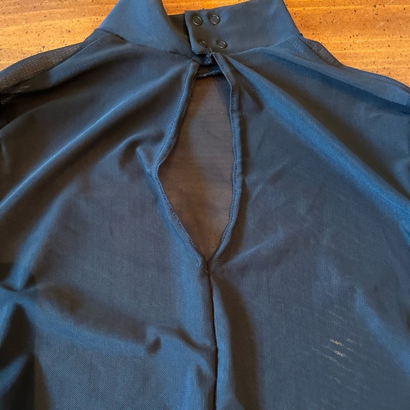 balera Dance Costume - Black Mesh Top and Flowy Shorts - Size Medium Adult - Picture 6 of 14